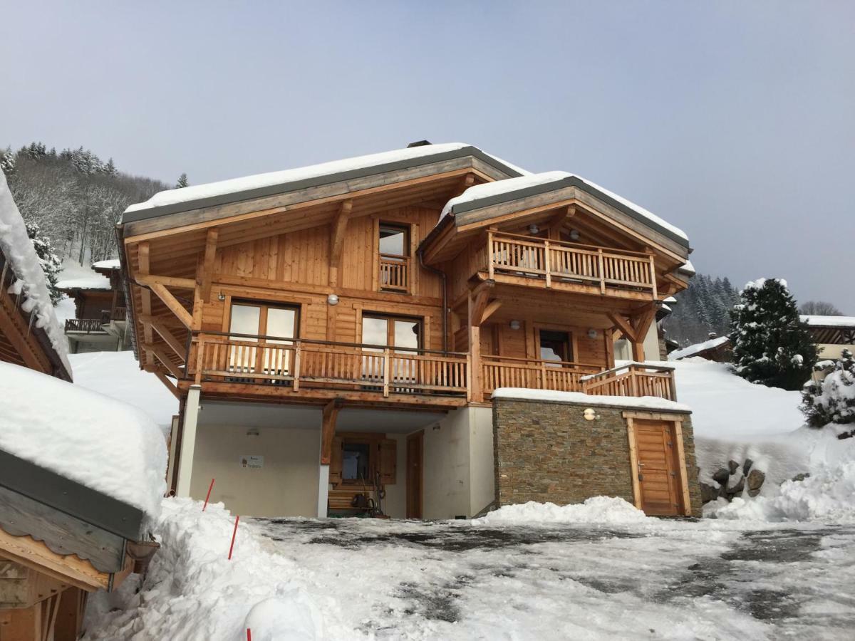 Orta Chalet Les Gets Bagian luar foto